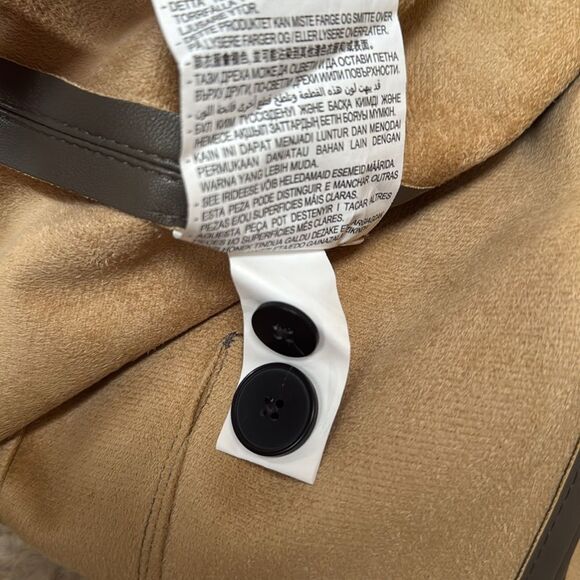 ZARA Faux Leather Trouser Pants Large - Picture 6 of 11